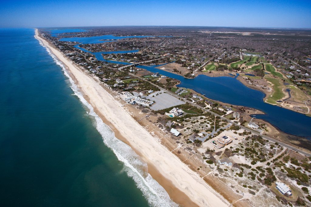 Aerial of The Hamptons, Long Island, New York